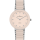 Jacques Lemans Quarz Keramic Damenuhr mit Zirkonia rosa / silber 42-7ZA