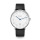 Sternglas Naos XL 42 mm Quarz Herrenuhr wei&szlig; / schwarz S01-NX01-PR07