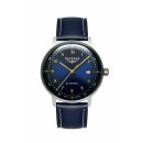 Bauhaus Dessau Mechanisch / Automatik Herrenuhr blau 2064-3