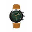 Bauhaus Dessau  Herrenuhr schweizer Quarz-Uhrwerk grün / braun 2096-4