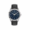 Adora Quarz Herrenuhr Saphirglas große Zahlen blau / schwarz AS4814