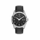Adora Quarz Herrenuhr Saphirglas große Zahlen schwarz AS4813
