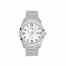 Adora Quarz Herrenuhr Saphirglas weiß / silber AS4811