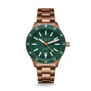 Sternglas Marus 2.0  Mechanisch / Automatik Herrenuhr grün / bronze S02-MA35-ME17