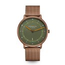 Sternglas 42 mm Naos XL Edition 1905  Herrenuhr Metallband olive / grün / bronze S01-NXT35-MI11