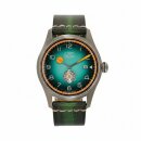 UMF RUHLA Quarz Herrenuhr blau / grün 1134-4