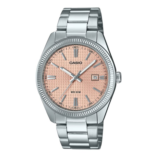 Casio Quarz Unisexuhr roségold / silber MTP-1302PE-4AVEF