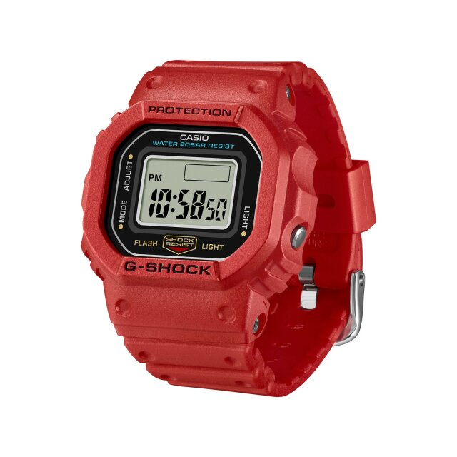 Casio G-Shock Ring Watch Quarz Herrenuhr / rot DWN-5600-4ER