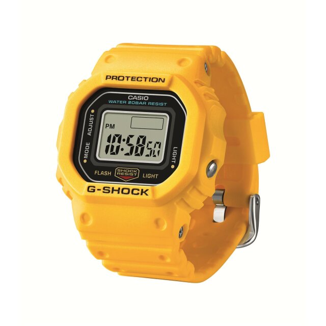 Casio G-Shock Ring Watch Quarz Herrenuhr schwarz / gelb DWN-5600-9