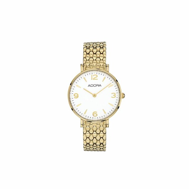 Adora Quarz Damenuhr silber / gold AT5723