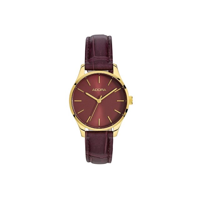 Adora Quarz Damenuhr rot / bordeaux AT5618