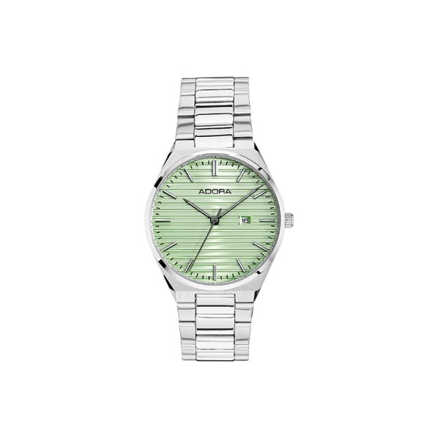 Adora Quarz Damenuhr grün / silber AT5664