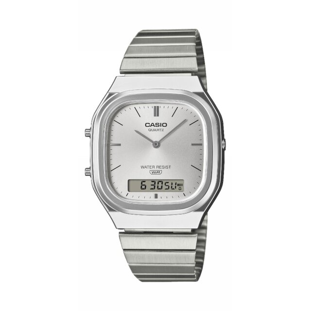 Casio Quarz Unisexuhr  silber AQ-240E-7AEF