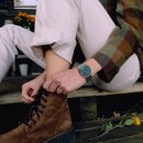 Casio Quarz Unisexuhr türkis / silber AQ-240E-3AEF