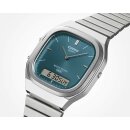 Casio Quarz Unisexuhr türkis / silber AQ-240E-3AEF