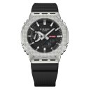 Casio G-STEEL  G-Shock Quarz Herrenuhr schwarz / silber  GM-2100M-1AER