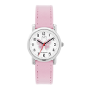 JVD Quarz Kinderuhr Schmetterlinge wei&szlig; / pink J7199.4