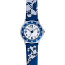 JVD Quarz Kinderuhr Eishockey wei&szlig; / braun J7221.1