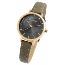 JUST WATCH Quarz Damenuhr schwarz / beige / sand JW10180-003