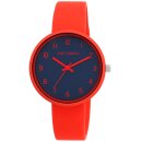 JUST WATCH Quarz Damenuhr schwarz / rot JW10255-001