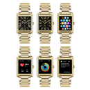 ICE Watch smartwatch Gold eckig Damenuhr mit Blutdruckmessung TKS 2.0 rectangular 1.41